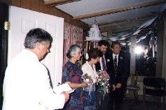 Ann Bennett; Dewey Laramie; Fred Haydock; Ruth Bennett McDougal Dorrough; Family Friends Judge Wedding
